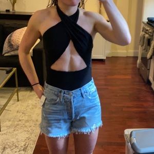 Nasty gal black cutout bodysuit